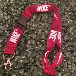 Nike Detachable Lanyard Maroon & White